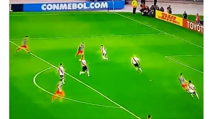 La jugada de Gigliotti que fue clave para River le marque a Independiente