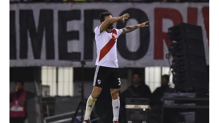 Foto de Ignacio Scocco, jugador de River.