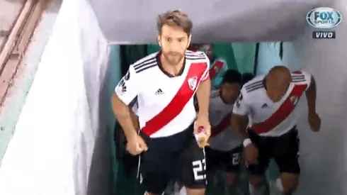 La hinchada de River aturdió a Ponzio con su recibimiento