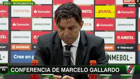 Foto de Marcelo Gallardo, entrenador de River.