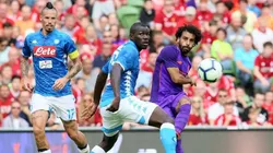 Nápoli vs Liverpool por la Champions League.