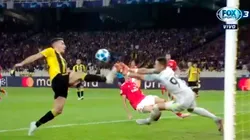 Ponce y una dura entrada.