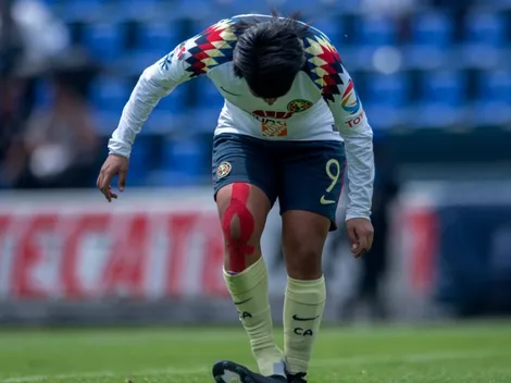 Coapa, un estadio suicida: Lucero Cuevas se estrelló contra una pared de concreto y debió salir en ambulancia