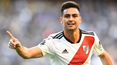 Gonzalo Martínez en el Superclásico.