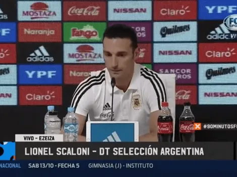 La respuesta de Scaloni a la agresión de Maradona