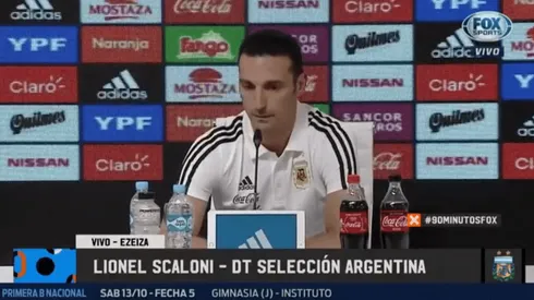 La respuesta de Scaloni a la agresión de Maradona