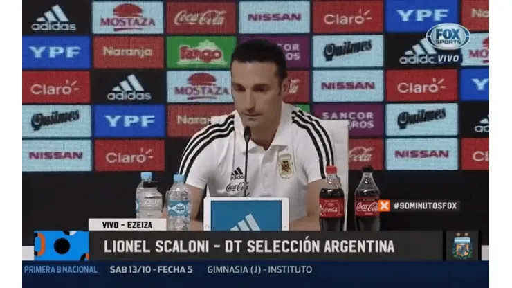 La respuesta de Scaloni a la agresión de Maradona