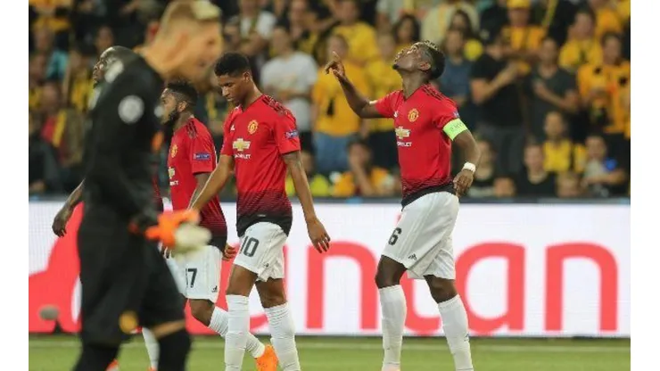 Manchester United vs Valencia por la Champions League.