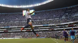 SALTO. La de Pulido celebrando el primero del cotejo fue genial.