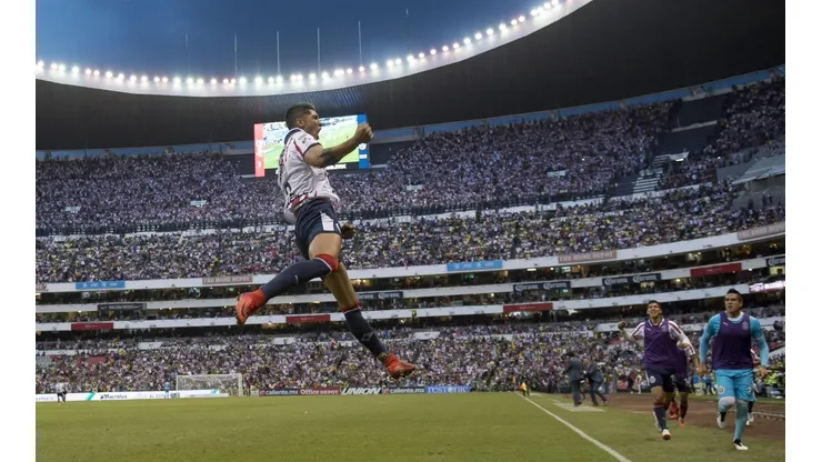 SALTO. La de Pulido celebrando el primero del cotejo fue genial.