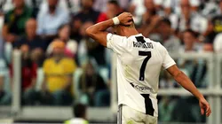 Foto de Cristiano Ronaldo en el duelo ante Napoli.