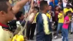 Pésimo gesto de la afición del América