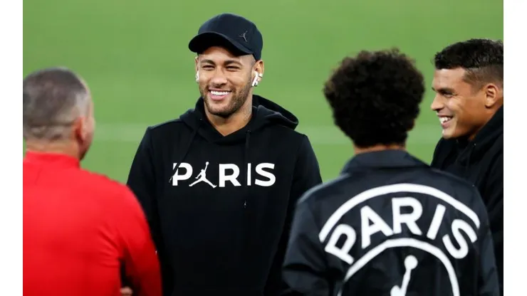 Neymar con su sonrisa característica.