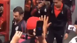 JUNTOS. Llegaron una hora y media antes y no pararon de alentar.