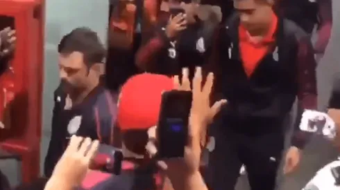 JUNTOS. Llegaron una hora y media antes y no pararon de alentar.