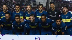 El equipo de Boca ante Argentinos Juniors.