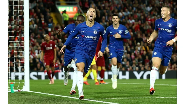 Foto de Eden Hazard, jugador de Chelsea.