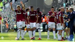 Foto de los jugadores del West Ham celebrando el gol.