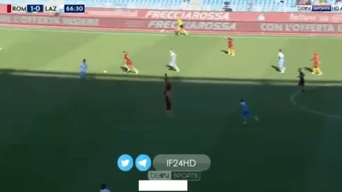 Gol de Inmobile ante Roma.