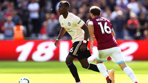 Foto de Paul Pogba, jugador de Manchester United.