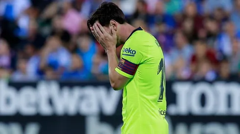 Foto de Lionel Messi, jugador de Barcelona.