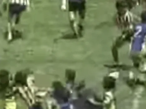 Tremendos recuerdos de aquella pelea entre América y Chivas en 1986