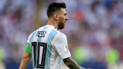 ¿VUELVE? Lionel Messi ante Francia en Rusia 2018, su último partido con Argentina (Foto: Getty).