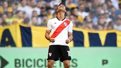 FESTEJA EL DIEZ. Gonzalo Martínez celebra el 1-0 de River ante Boca en La Bombonera (Foto: Getty).