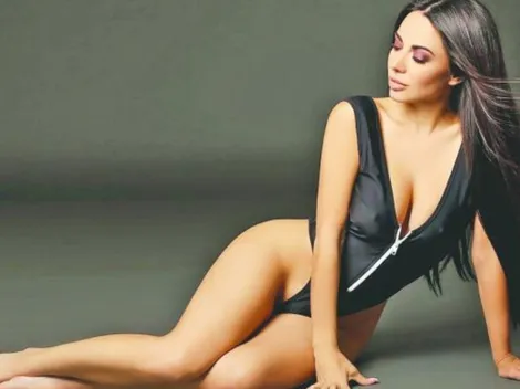 ¡De repente me dio hambre! Jimena Sánchez festejó su cumpleaños con una torta y un escote que nos volvió locos a todos