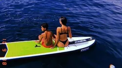 Foto de Georgina junto al hijo mayor de Cristiano Ronaldo.