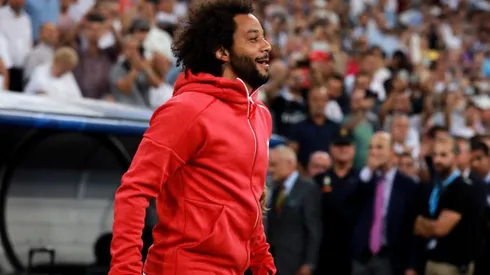 Marcelo, afuera del derbi madrileño.