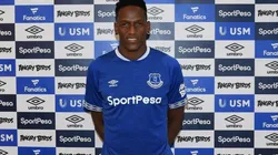 Yerry Mina volvió a lesionarse y su debut con el Everton se pospuso una vez más