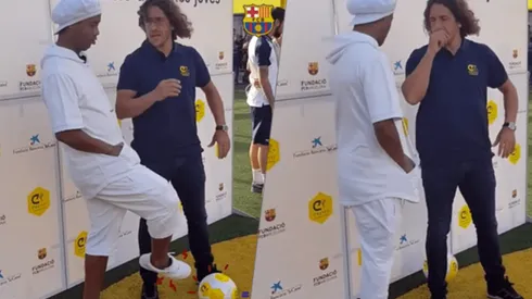 ¡Puyol ni se dio cuenta!
