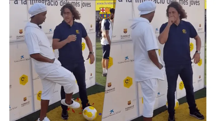 ¡Puyol ni se dio cuenta!
