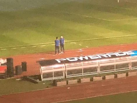 La imagen de los Mellizos Barros Schelotto apenas terminó el partido que pone en vilo a Boca