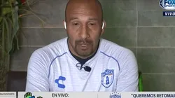 Foto de Perico en la entrevista.
