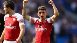 ARRIBA URUGUAY. Lucas Torreira se ha convertido en una de las figuras del Arsenal (Foto: Getty).