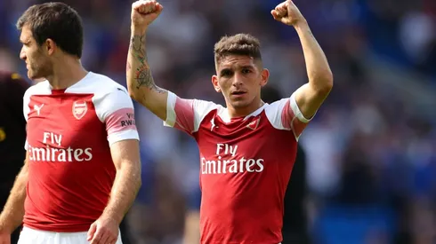 ARRIBA URUGUAY. Lucas Torreira se ha convertido en una de las figuras del Arsenal (Foto: Getty).