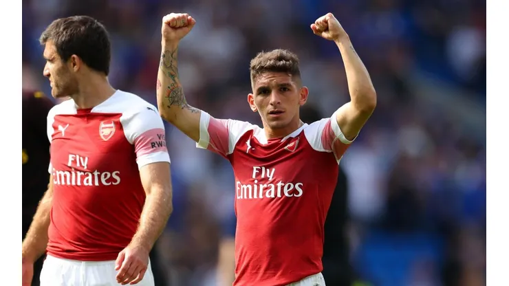 ARRIBA URUGUAY. Lucas Torreira se ha convertido en una de las figuras del Arsenal (Foto: Getty).