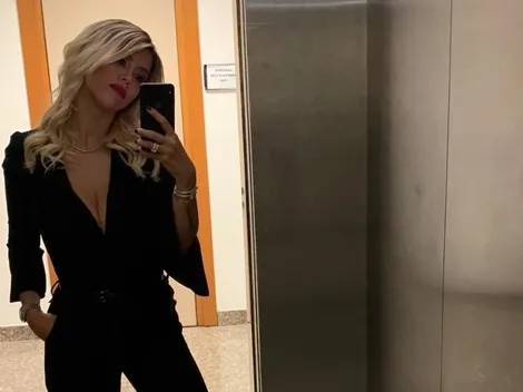 Con botas marrones altas y siempre diosa, Wanda Nara mostró su "look"