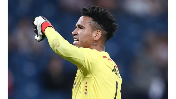 ARRIBA LA BICOLOR. Pedro Gallese durante el amistoso de Perú contra Alemania (Foto: Getty).