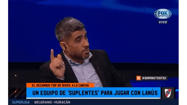 El Negro Bulos se rió de San Lorenzo y los comparó con los suplentes de River