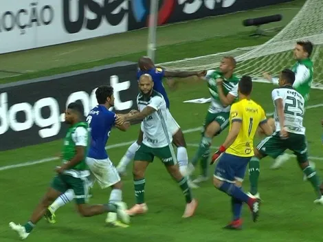 Cruzeiro se puso en modo Libertadores y terminó su partido vs Palmeiras a los golpes y con tres expulsados