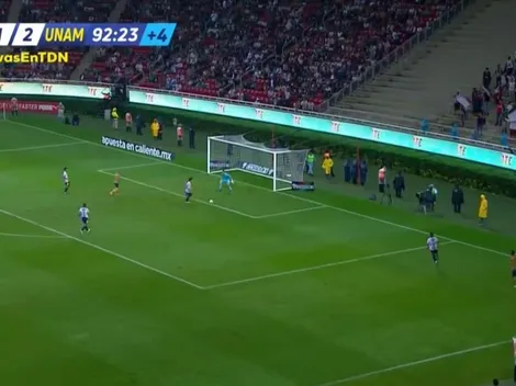 Con un autogol de Galíndo, Pumas liquidó el encuentro y eliminó a las Chivas