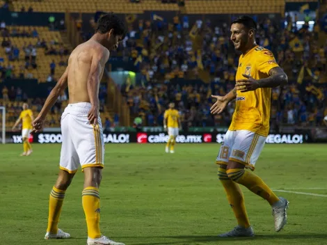 Damm clavó el balón en un ángulo y festejó su gol ¡a lo Cristiano Ronaldo!