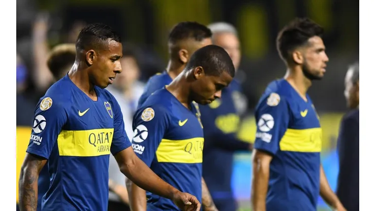 CABEZA BAJA. Sebastián Villa será uno de los cambios de Boca para el jueves (Foto: Getty).