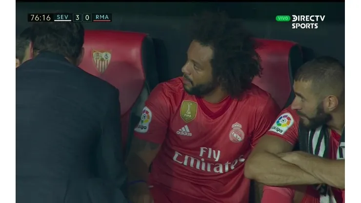 Día negro: Marcelo se lesionó, no había cambios y siguió hasta donde pudo