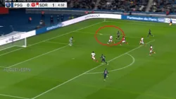 Edinson Cavani definió con clase por encima del arquero rival y estampó el empate para el PSG