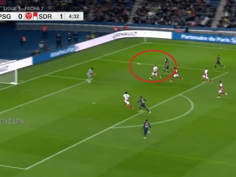 Edinson Cavani definió con clase por encima del arquero rival y estampó el empate para el PSG