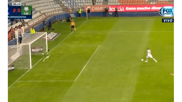 Chaco Giménez malogró el penal.